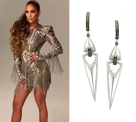 chanel earrings jennifer lopez|Jennifer Lopez Wore Head.